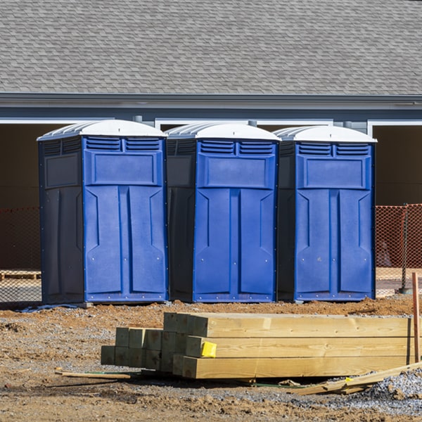 are there any restrictions on where i can place the porta potties during my rental period in Stafford OR